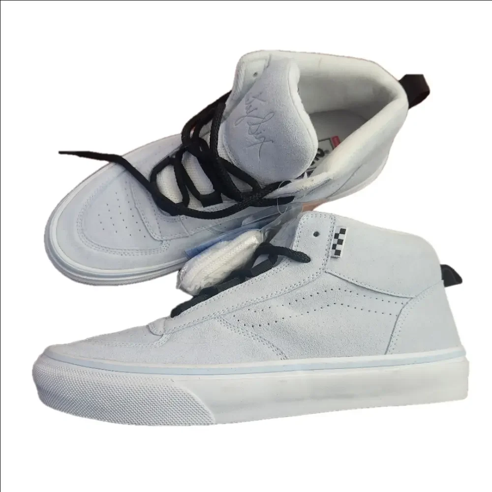 Vans OTW Skateboard showa Mens 10.5 Sky Blue Hi Top Lace Up Sneakers New